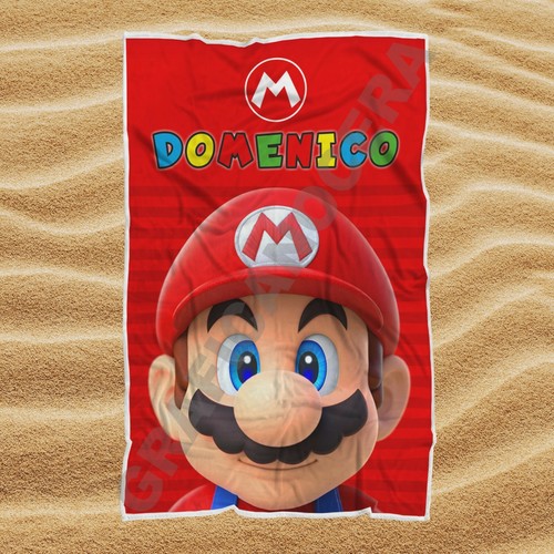 Asciugamano telo mare mario - telo,