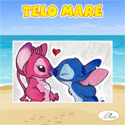 Asciugamano telo mare - mare, in